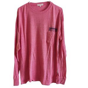 Vineyard Crew long sleeved tee, rose, men's. 2X, vintage